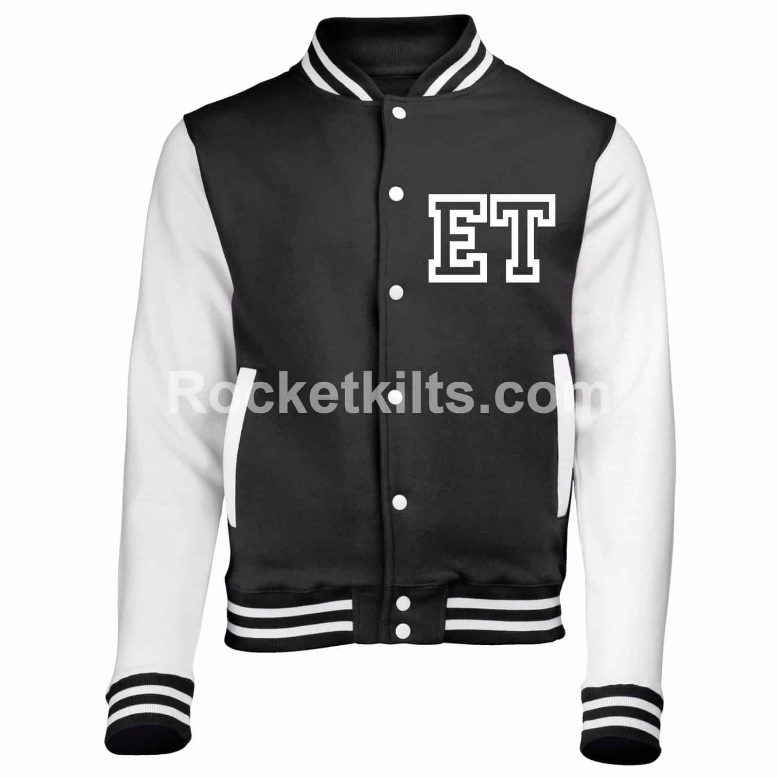 Fashion Letterman College Baseball Black Varsity Jacket