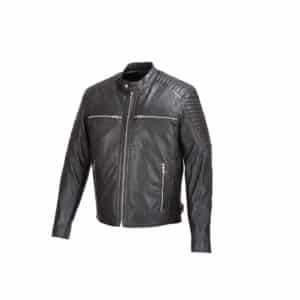 Padded Leather Jacket