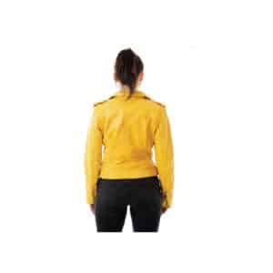 Yellow Biker Jacket