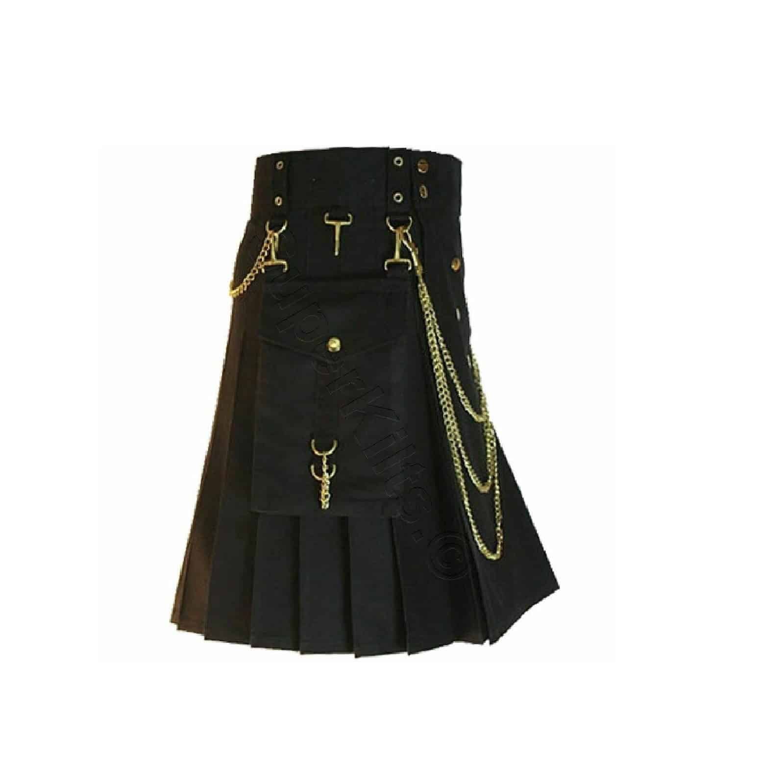 Modern Kilt With Golden Chains | Fashion Kilt For Sale Nov 2020 ...