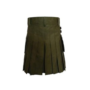 Olive Green Skirt Outfit