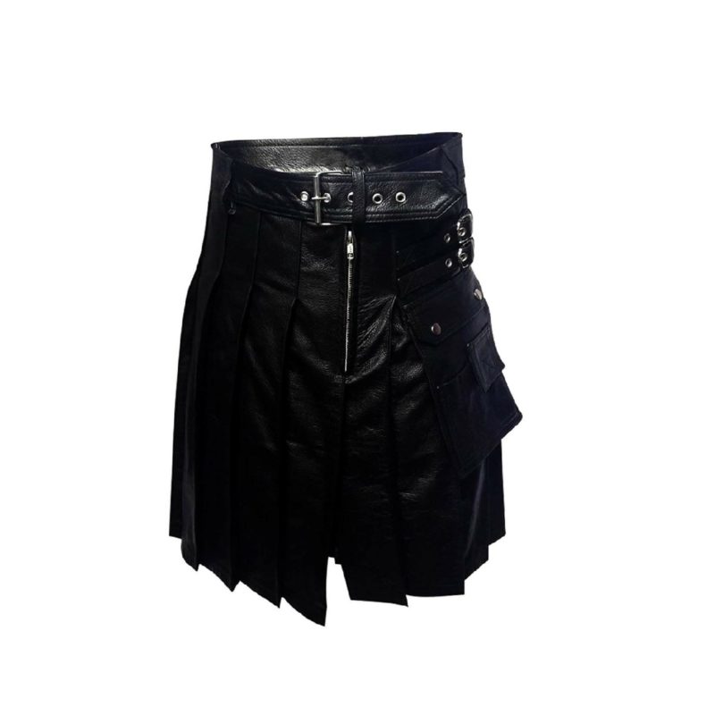 Black Kilt Skirt